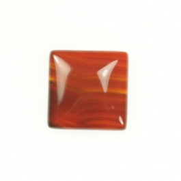 Carnelian 25mm Square Cabochon