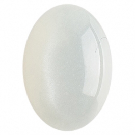 White Moon Stone 10x14mm Oval Cabochon - Pack of 1
