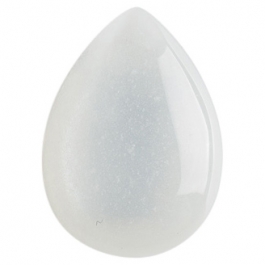 White Moon Stone 13x18mm Pear Cabochon