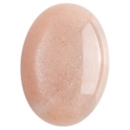 Peach Moon Stone 13x18mm Oval Cabochon