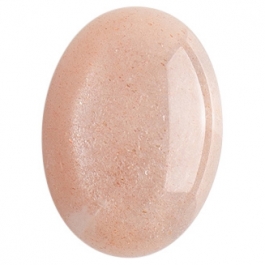 Peach Moon Stone 13x18mm Oval Cabochon