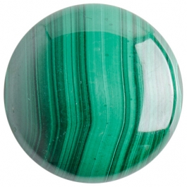 Malachite 25mm Round Cabochon