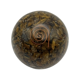 Tiger  Eye Orgonite Sphere