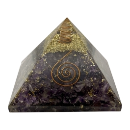 Amethyst Orgonite Pyramid
