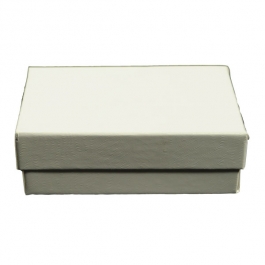 3 1/16 X 2 1/8 X 1 Inch White Swirl Jewelry Box - Pack of 3