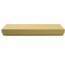 8 X 2 X 7/8 Inch Brown Kraft Jewelry Box - Pack of 3