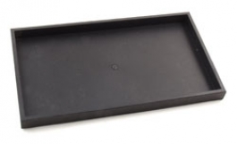 Black Plastic Sample Tray 1 1/2 Inch