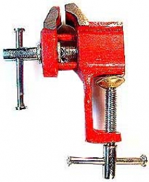 1 Inch Baby Bench Vise with Fixed Base - Clamp Type