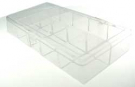 10 Compartment Clear Plastic Organizer Case