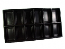 Black Liner Tray 12 Section