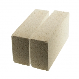WireJewelry Medium Duty Insulating Fire Brick, Rated up to 2300 Degree Fahrenheit - 2 Pack