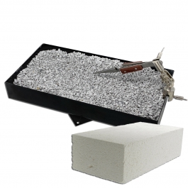 WireJewelry 9 Inch Rotating Turntable with Pumice, Fire Brick, and 3rd Hand