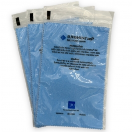 Sunshine Soft Polishing Cloths, 3 Single Packs