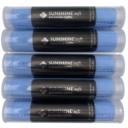 Sunshine Soft Polishing Cloths, 5 Pack of Tubes