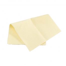 Polishing cloth, Sunshine®, light yellow, 7-3/4 x 5-inch rectangle