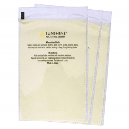Sunshine Polishing Cloths, 3 Single Packs
