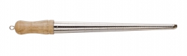 Metal Ring Stick--Rosewood Handle - Grooved