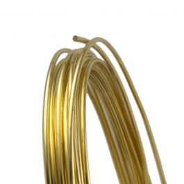 24 Gauge Round Half Hard Red Brass Wire: Wire Jewelry