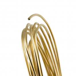 12 Gauge Round Dead Soft Yellow Brass Wire
