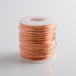 25' Round Dead Soft Copper Wire - 18 Gauge, WIR-650.18