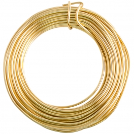 12 Gauge Gold Enameled Aluminum Wire - 40FT