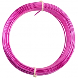 14 Gauge Fuchsia Enameled Aluminum Wire - 60ft
