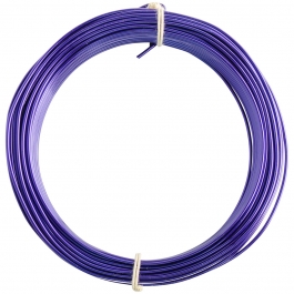 14 Gauge Purple Enameled Aluminum Wire - 60ft