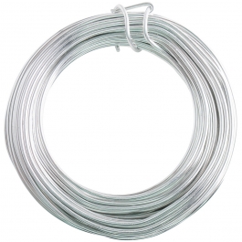 12 Gauge Silver Enameled Aluminum Wire - 40FT
