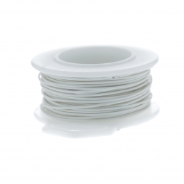 32 Gauge Round Silver Plated Antique White Copper Craft Wire - 150 ft