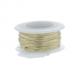 20 Gauge Round Silver Plated Gold Copper Craft Wire - 18 ft