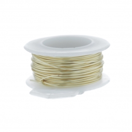 28 Gauge Round Silver Plated Gold Copper Craft Wire - 45 ft