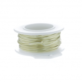 26 Gauge Round Silver Plated Champagne Gold Copper Craft Wire - 90ft