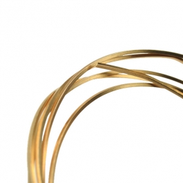 18 Gauge Square Dead Soft Red Brass Wire