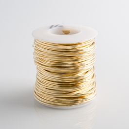 24 Gauge Round Dead Soft Red Brass Wire - 1LB