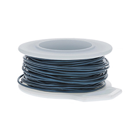 16 Gauge Round Blue Enameled Craft Wire - 15 ft