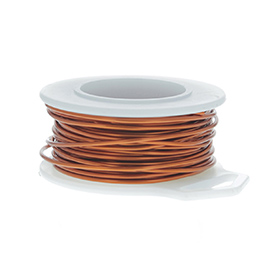 25' Half Round Half Hard Copper Wire - 20 Gauge, WIR-654.20