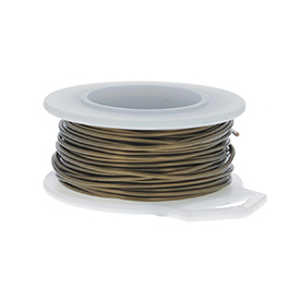32 Gauge Round Vintage Bronze Enameled Craft Wire - 150 ft