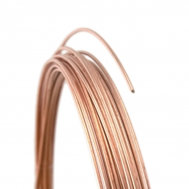 25' Round Dead Soft Copper Wire - 18 Gauge, WIR-650.18