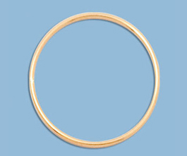 Gold Filled Jump Ring Closed 28mm 18ga - Pack of 2