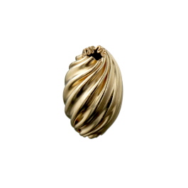 Gold Filled Bead Twist Oval 6.5x10.5mm - Pack of 1