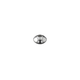 Sterling Silver Saucer Bright 3mm - Pack of 25