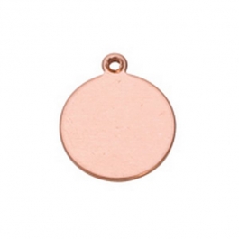 Copper Shape, Round Drop, 3/4 inch, 6 Pieces