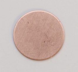 Copper Circle, 24 Gauge, 1/2 Inch, Pack of 6