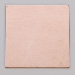 Copper Square, 24 Gauge, 1-1/16 Inch, Pack of 6
