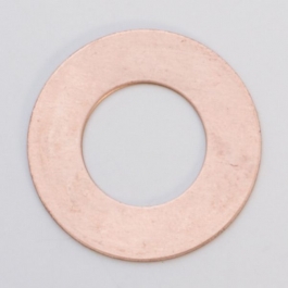 Copper Washer, 24 Gauge, 1 Inch, Pack of 6