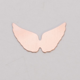 COPPER 24ga - ANGEL WINGS - Pack of 6