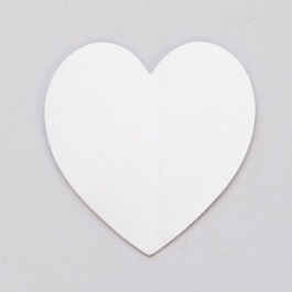 NICKEL SILVER 24ga - 1-3/8" x 1-1/2" LARGE HEART - Pack of 6