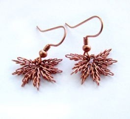 North Star Earrings Pattern by Albina Manning