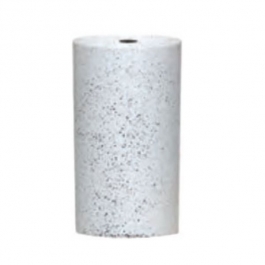 Unmounted Silicone Polisher, Large Cylinder, White, Coarse Grit, 100 Pack