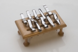 Eurotool Mini Forming and Raising Stake Set - 10 Stakes with Stand and Vise